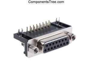 DB15 Male PCB Mount Right Angle Connector