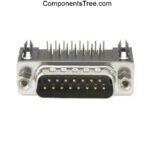 DB15 Male PCB Mount Right Angle Connector