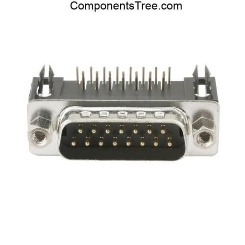 DB15 Male PCB Mount Right Angle Connector