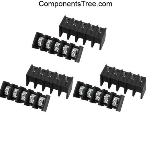 5 Pin Barrier Terminal Block Connector