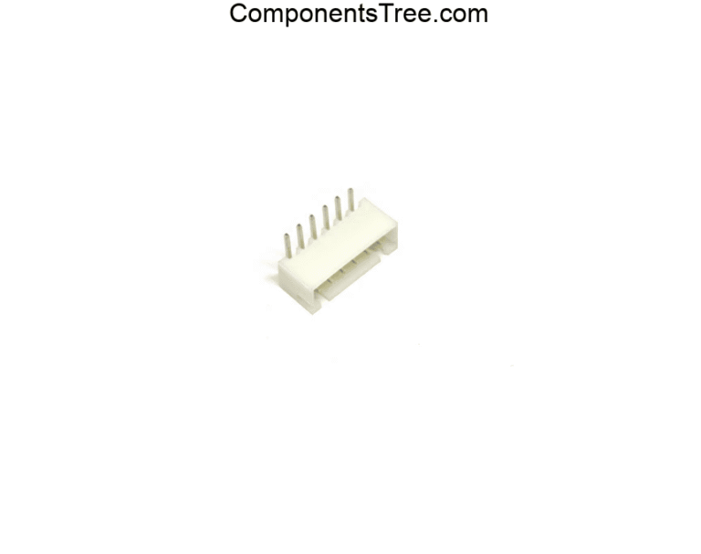 6 Pin JST-XH Male Right Angle 2515 Connector 2.54mm Pitch ...