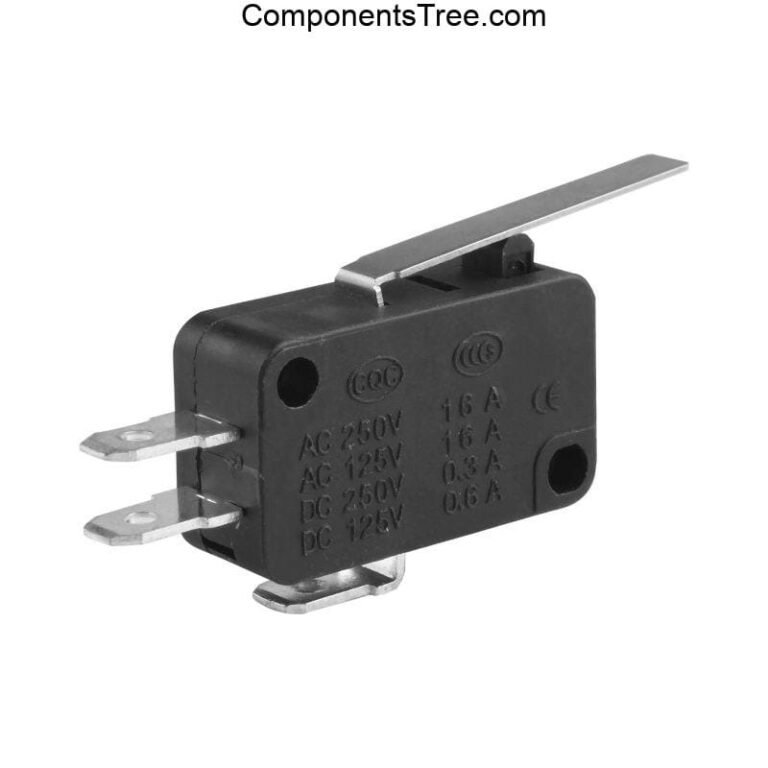 16A 250V SPCO Steel lever arm switch - ComponentsTree.com