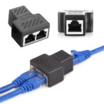 RJ45 Ethernet Network Cable Female Splitter Connector