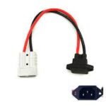 3 Pin Male Connector Power Socket with 50A 600V Anderson Connector