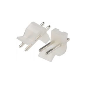 2 Pin Molex KK396 CPU Male Straight Connector 3.96mm Pitch