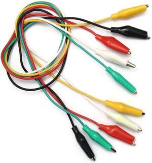 Alligator Clips Electrical DIY Test Leads Double-ended
