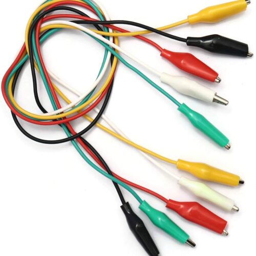 Alligator Clips Electrical DIY Test Leads Double-ended