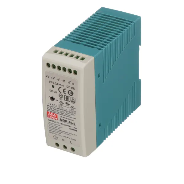 mdr-40-5 mean well power supply smps