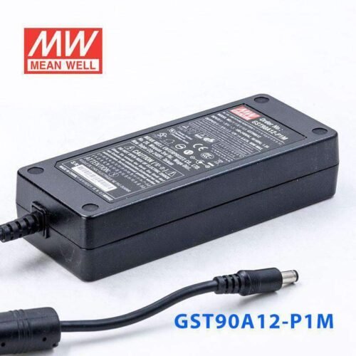 GST90A12-P1M 12V 6.67A 80W Mean Well AC-DC Reliable Green Industrial Adaptor