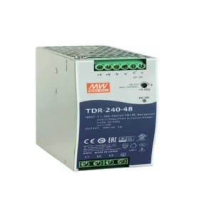 Mean Well TDR-240-48 Slim Three-Phase DIN Rail SMPS