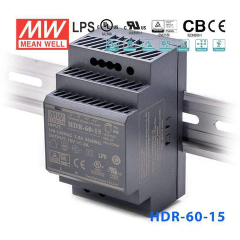 hdr-60-15 meanwell power supply smps