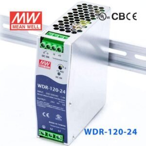 wdr-120-24 meanwell power supply smps