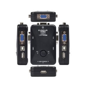 2 Port KVM Switch VGA USB Console