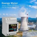 Energy Meter Voltmeter 6 in 1 AC 40-300V 100A Watt Meter-Frequency-Active Power Factor-Current Ampere Voltage Monitoring Device with LCD Display-Digital Watt Meter-Power Consumption Meter - Image 2