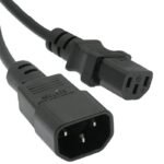 power cord male female cable