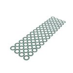 (Pack of 120) 18650 Lithium Battery Insulation Paper Ring For Positive Pad