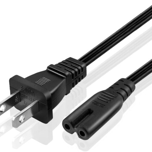 AC Power Cord 2 Pin Philips pin