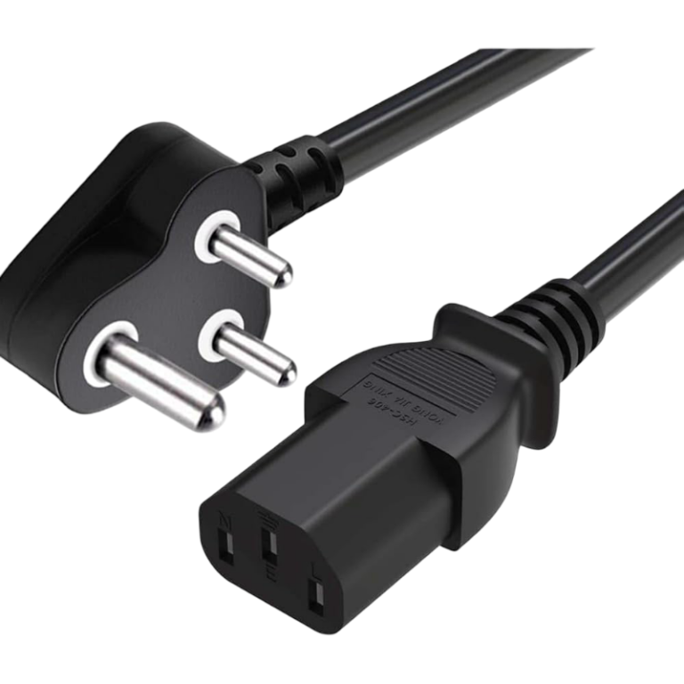 Pc Cable Wire 3 Pin 16A 1.5 Meter Computer Power AC Cord Cable 250V For Heavy Duty ...