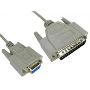 DB25 (25 pin) Male to DB9 Serial RS232 Female Cable