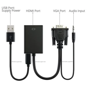 VGA To HDTV Plus AV Adapter