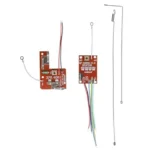 4CH RC remote control 27MHz circuit PCB transmitter & receiver board with antenna Radio system for toy car