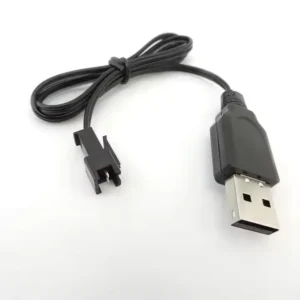 USB Charging Cable with SM 2P Plug for Ni-CD Ni-MH Toy Battery RC Cars
