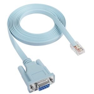 9 Pin DB9 Serial RS232 to RJ45 Cat5 Ethernet Console Cable