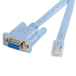 9 Pin DB9 Serial RS232 to RJ45 Cat5 Ethernet Console Cable