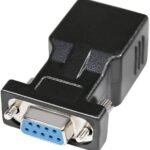 DB9 to RJ45 Serial Adapter RS232 Female to RJ-45 Female Ethernet