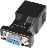 DB9 to RJ45 Serial Adapter RS232 Female to RJ-45 Female Ethernet