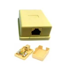 ABS Rectangular Single Line Rosette Box