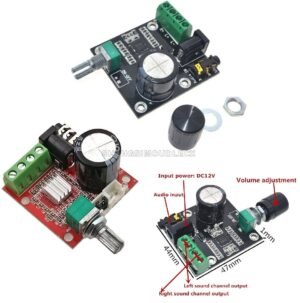 XH-M120 PAM8610 12V 2x15W Class D Digital Dual Power Audio Amplifier Board image