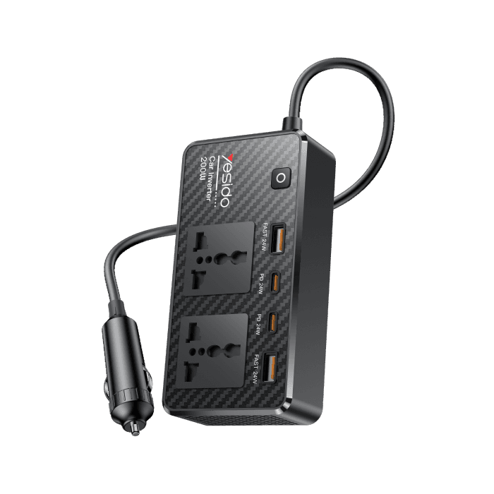 DC 12V to AC 220V 200W Power Car Inverter