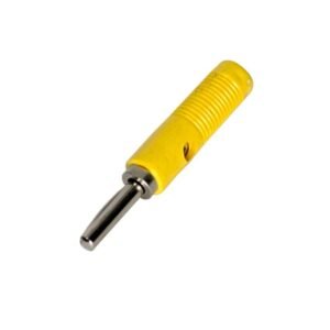 4 mm Banana Jack Connector Plug Male - Yellow
