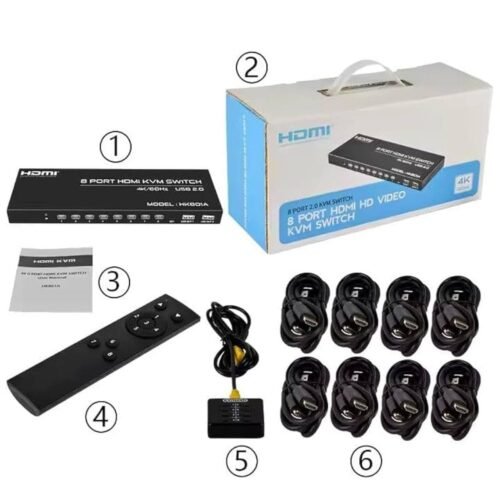 8 Port HDMI HD Video KVM Switch..