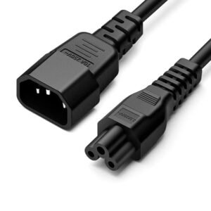 Power Cord 1.5m IEC C14 to C5 Male to Female Power Extension