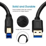 High Speed USB 3.0 Type A Male to USB 3.0 Type B Male Connector Cable 1.5m - Image 3