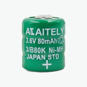 3.6V 80mAh PCB Mount Ni-MH Japan Standard Battery