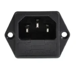 C14 Male 3-Pin Power Socket Plug Connector