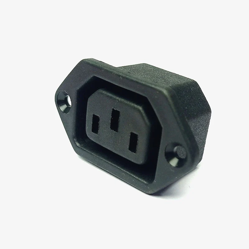 3 Pin Female Panel Mount AC Power Supply Socket 10A 250V 3 Pin Female Panel Mount AC Power Supply Socket 10A 250V