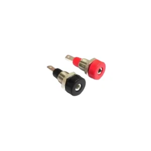 2mm Banana Female Socket 6A Connector Red and Black Pair