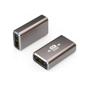 8K DisplayPort Female to Female Coupler Adapter